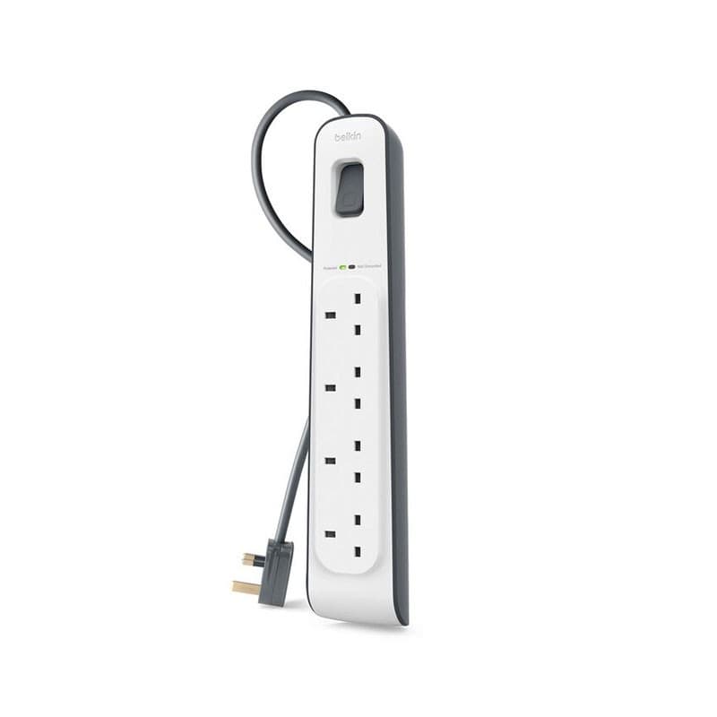 Belkin 4-outlet Surge Protection Strip with 2M Power Cord